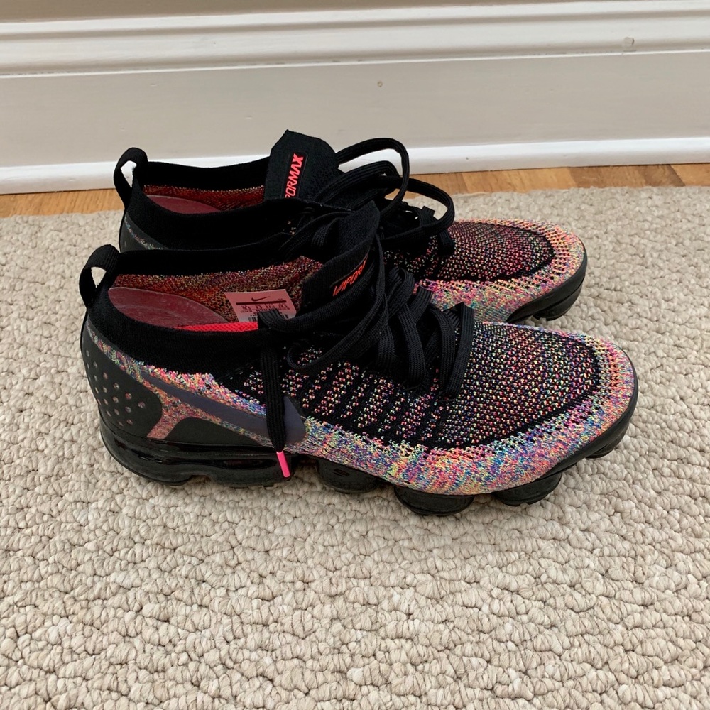 Nike Flyknit Vapormax “Black Multi-Color”